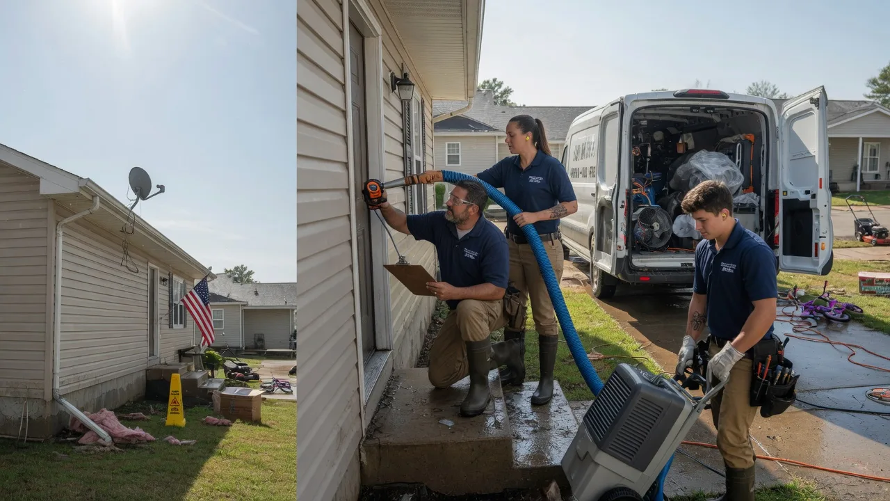 Ceiling Water Damage Restoration in Coleman, FL near me